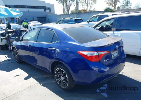 2015 Toyota Corolla S Plus from USA, damaged, VIN 5YFBURHEXFP263516
